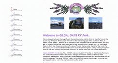 Desktop Screenshot of gilgaloasisrvpark.com